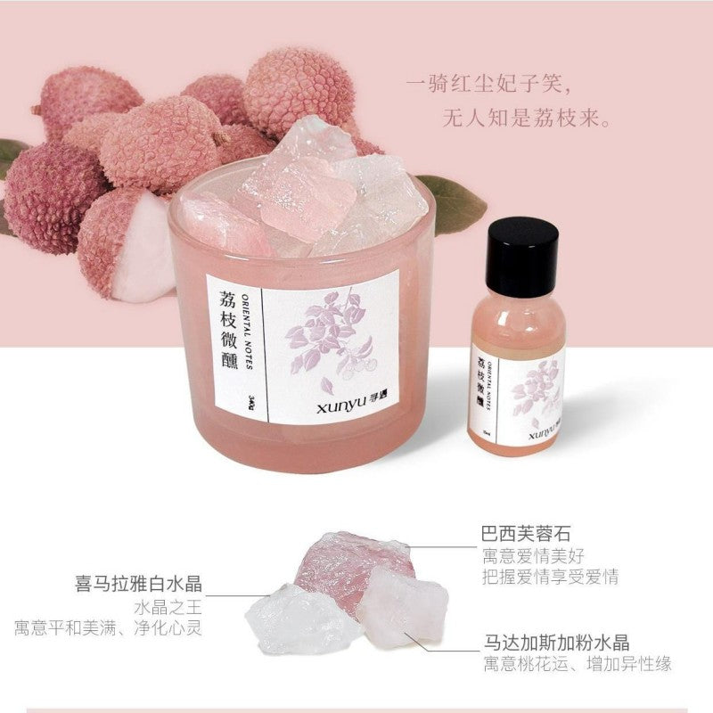 Xunyu Frangance Crystal Diffuser Litchi Chinensis 340g