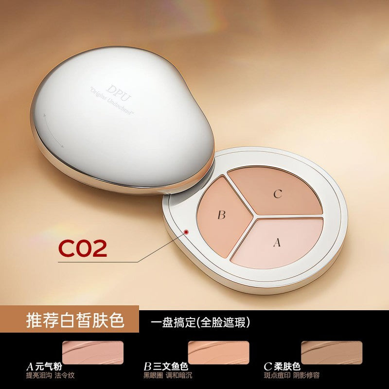DPU Mood Skin Fit 3 in 1 Concealer Palette #C02
