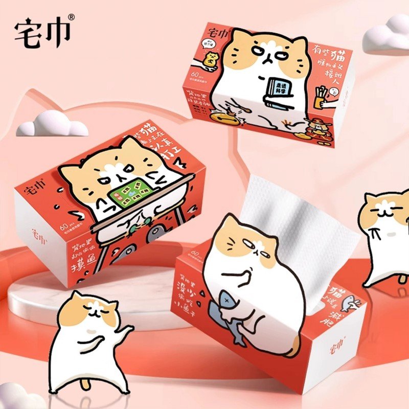 Zhaijin Disposable Facial Towels 60pcs