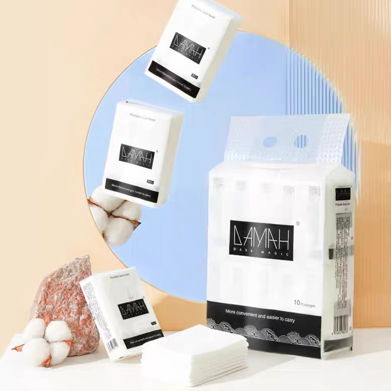 Damah Dark Magic Portable Facial Towel 168pcs