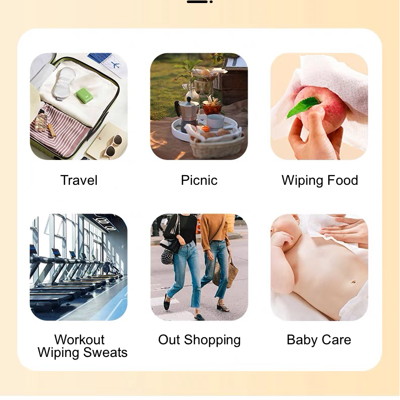 Damah Dark Magic Portable Facial Towel 168pcs