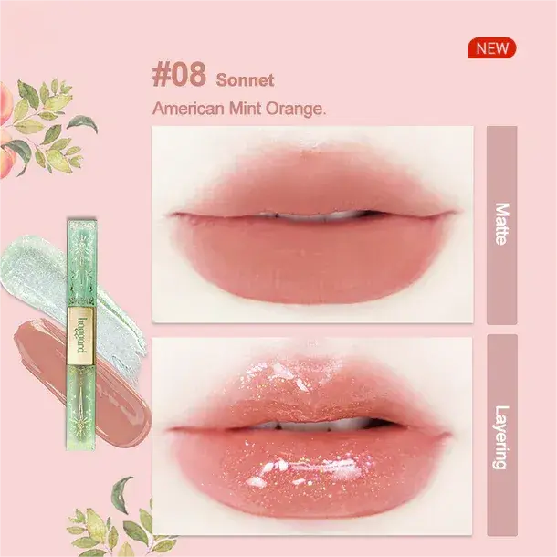 Haggard Double Ended Glossy Misty Lip Tint #08 Sonnet