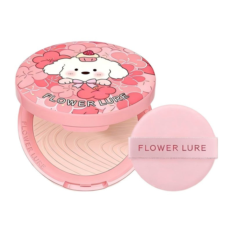 Flower Lure花间颂粉奶油小狗定妆粉饼#Y01象牙白