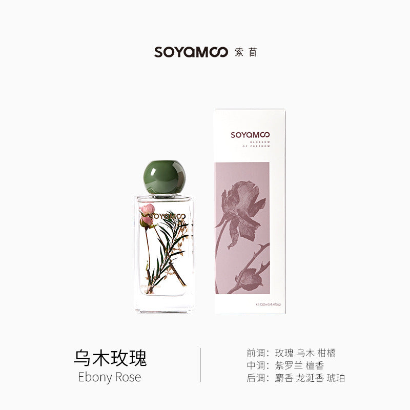 Soyamoo Blossom of Freedom Reed Diffuser Ebony Rose 130ml