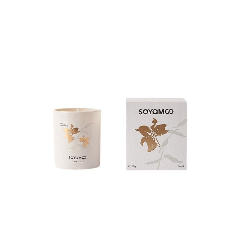 Soyamoo Simple Love Fragrance Candle Moon Gardenia 160g