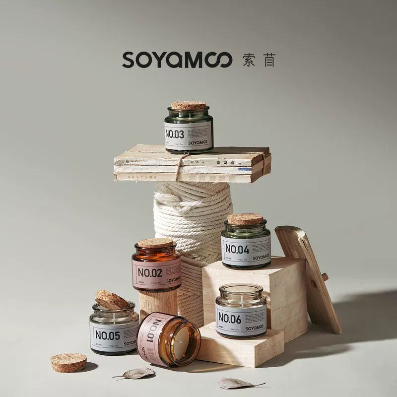 Soyamoo Fragrance Scented Candles Mountain Spring