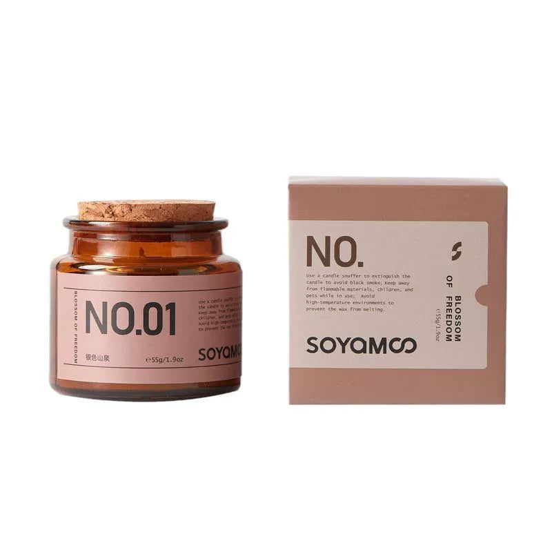 Soyamoo Fragrance Scented Candles Mountain Spring