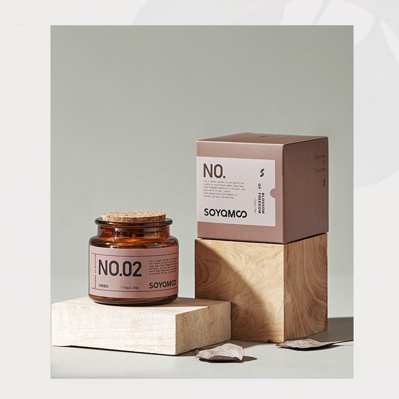 Soyamoo Fragrance Archive Series Scented Candles Orange