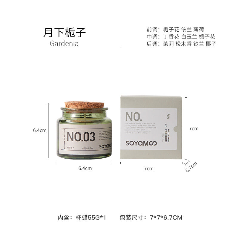 Soyamoo Aromatherapy Candles NO.03 Cardenia