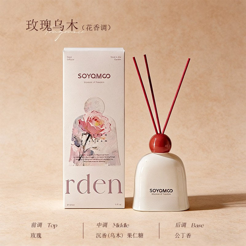 Soyamoo Art Fragrance Reed Diffuser Ebony Rose 150ml