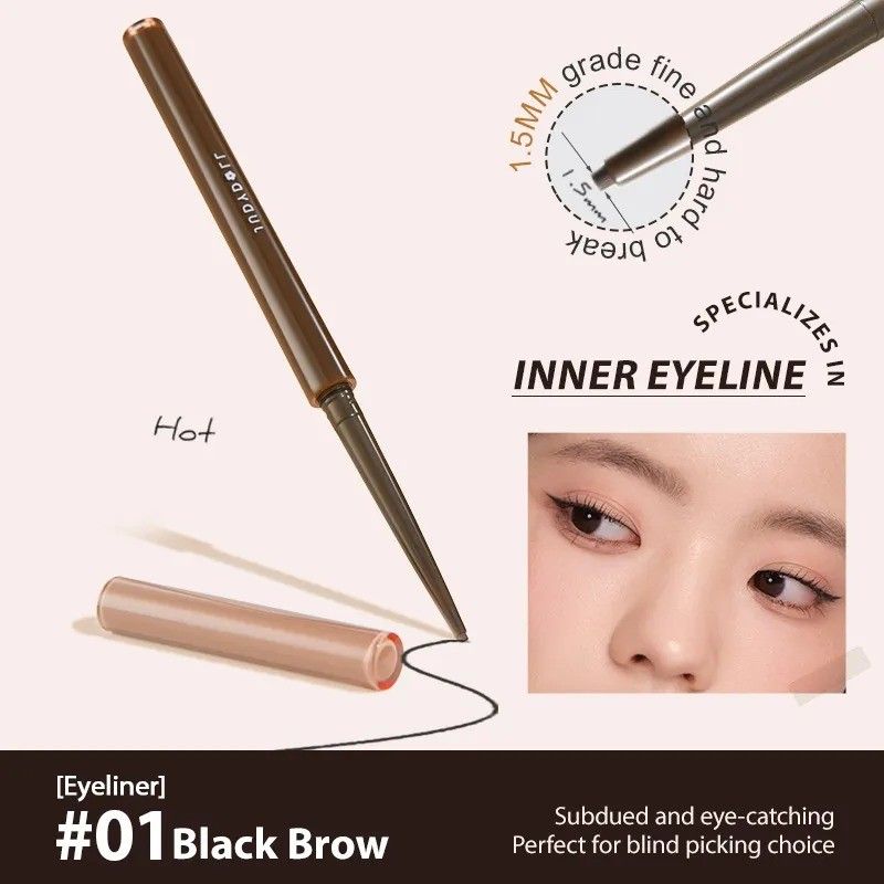 Judydoll Ultra-fine Eyeliner Gel Pen #01 Black Brown