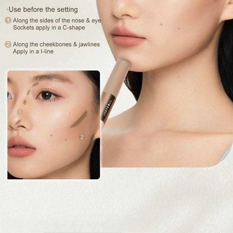 Judydoll Duel Head Highlight & Contour Liquid #01 COOL