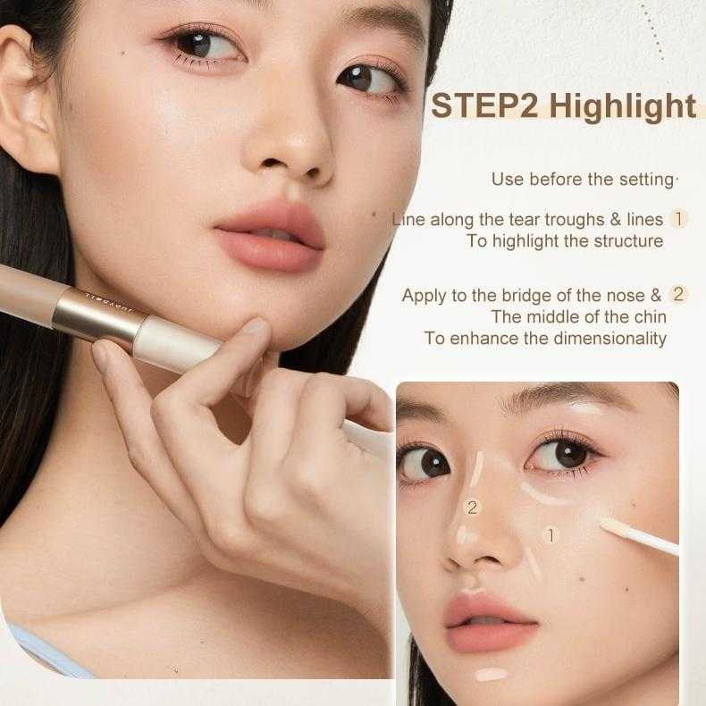 Judydoll Duel Head Highlight & Contour Liquid #01 COOL