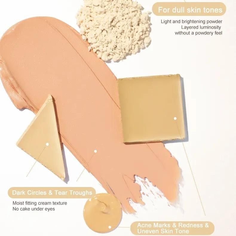 Judydoll 5 Shades Concealer Palette #02 Natural Skin Tone