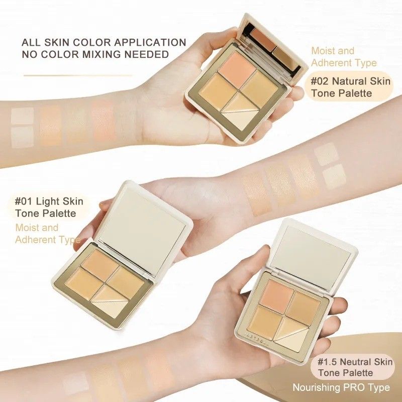 Judydoll 5 Shades Concealer Palette #02 Natural Skin Tone