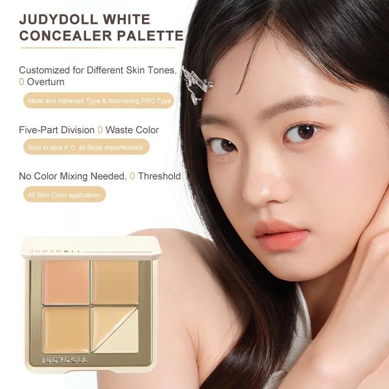 Judydoll 5 Shades Concealer Palette #02 Natural Skin Tone