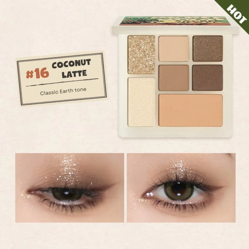 Judydoll Limited 7 Color Eyeshadow Palette #16 Coconut Latte