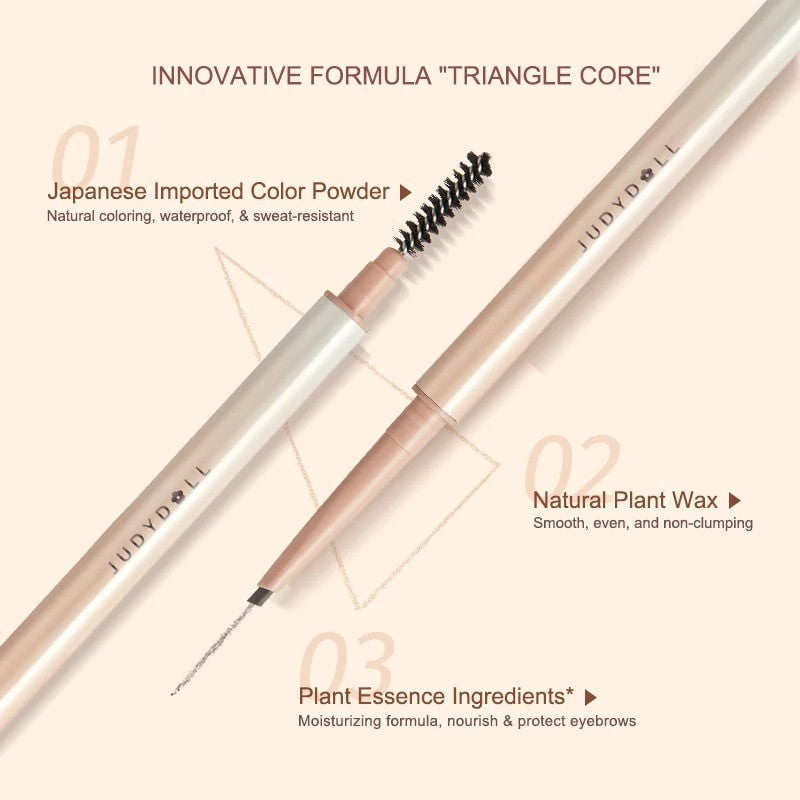 Judydoll Skinny Triangular-Shaped Eyebrow Pencil #02 Soft Gray