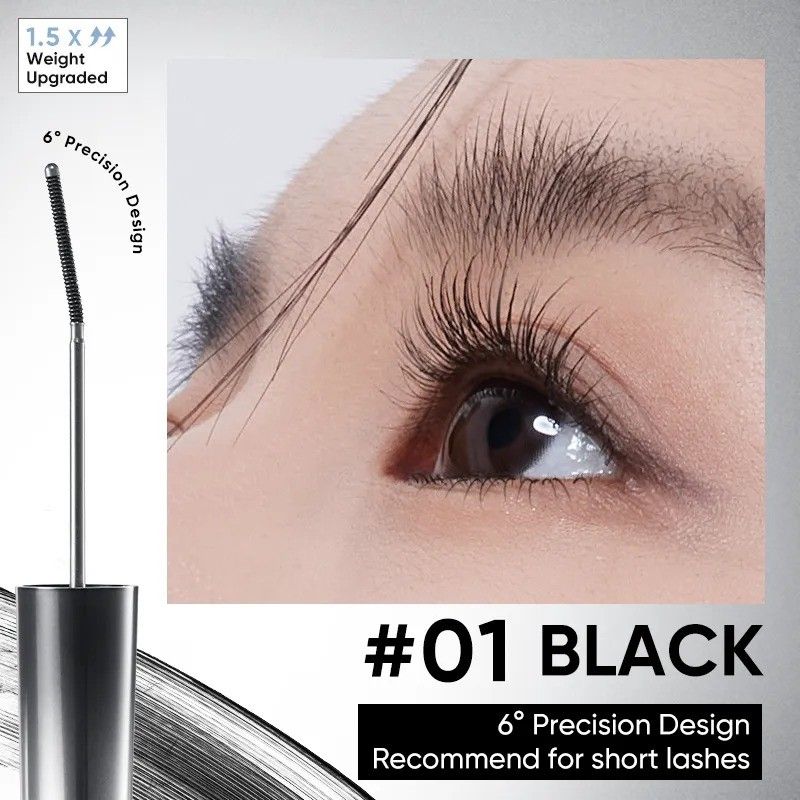 Judydoll 3D Curling Eyelash Iron Black Mascara #01 Black
