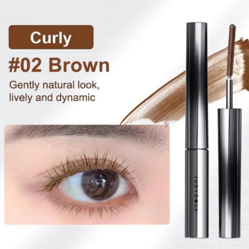 Judydoll 3D Curling Eyelash Iron Mascara #02 Brown