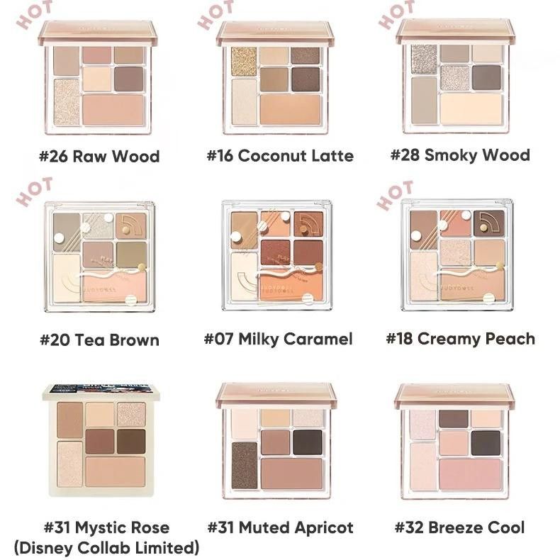 Judydoll Play Colour All in One Eyeshadow Palette #07 Caramel Milk