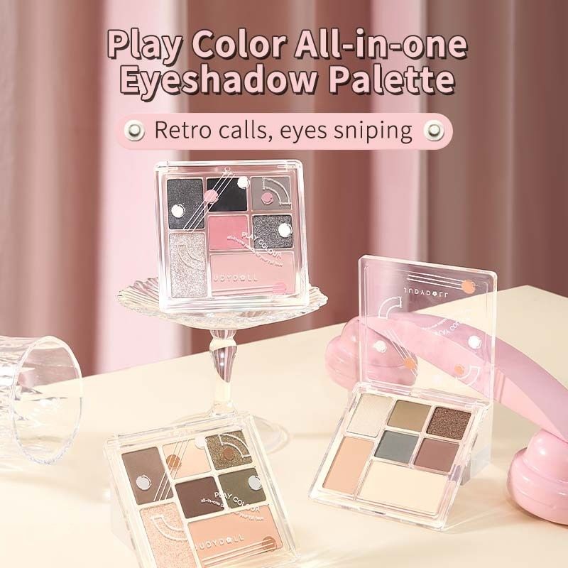 Judydoll Play Colour All in One Eyeshadow Palette #07 Caramel Milk