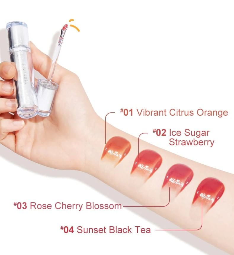 Judydoll Iron Ice Watery Lip Gloss #04 Sunset Black Tea 2.4g