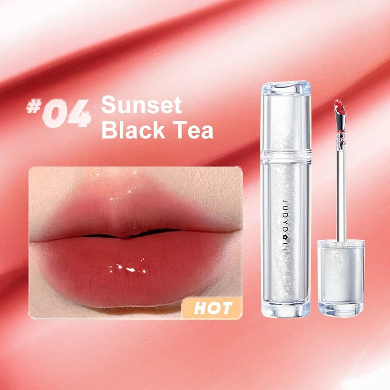 Judydoll Iron Ice Watery Lip Gloss #04 Sunset Black Tea 2.4g