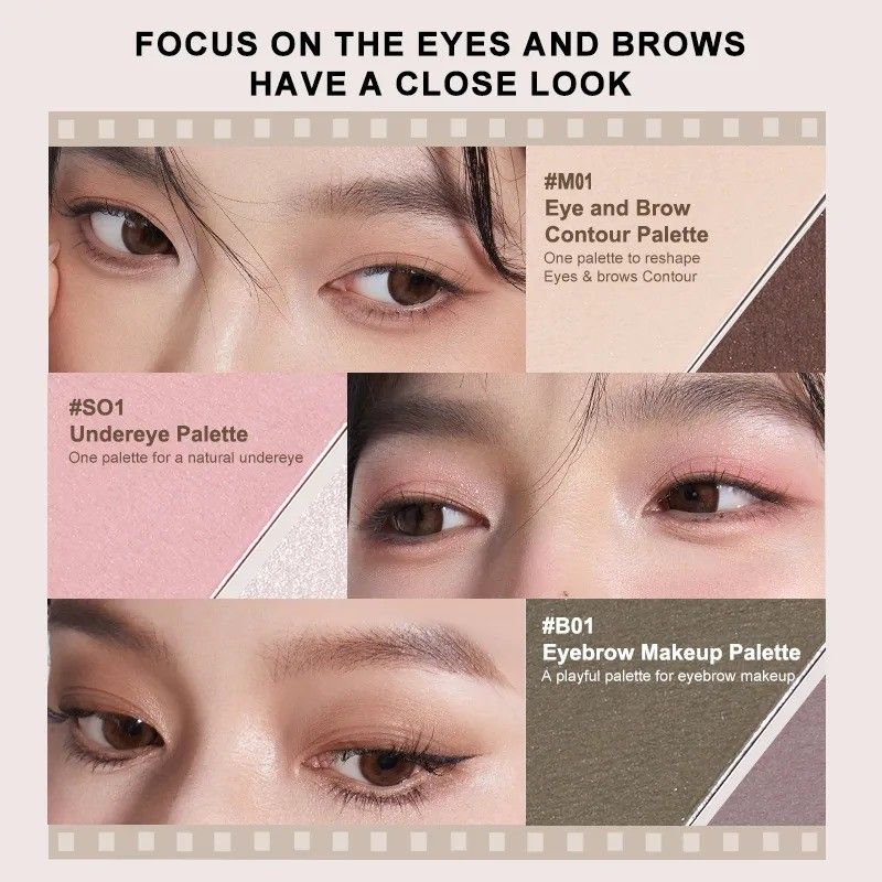 Judydoll 5 Shades Eyebrow Detail Palette #M01