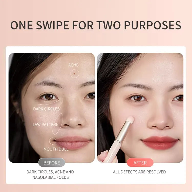 Gecomo Lip Brush With Cover 1pcs