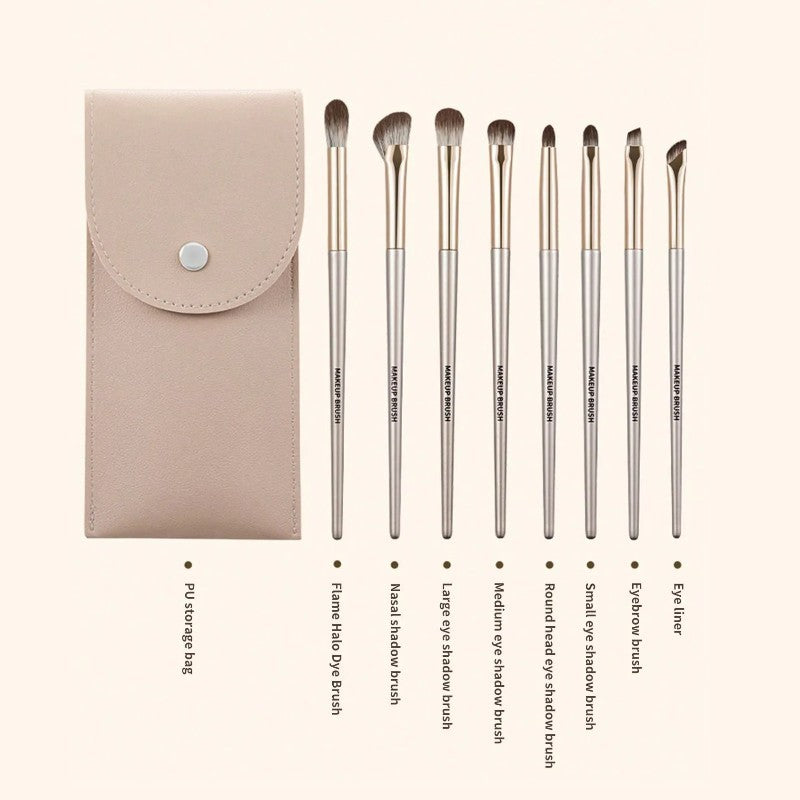 Gecomo Eye Makeup Brush Set 8pcs