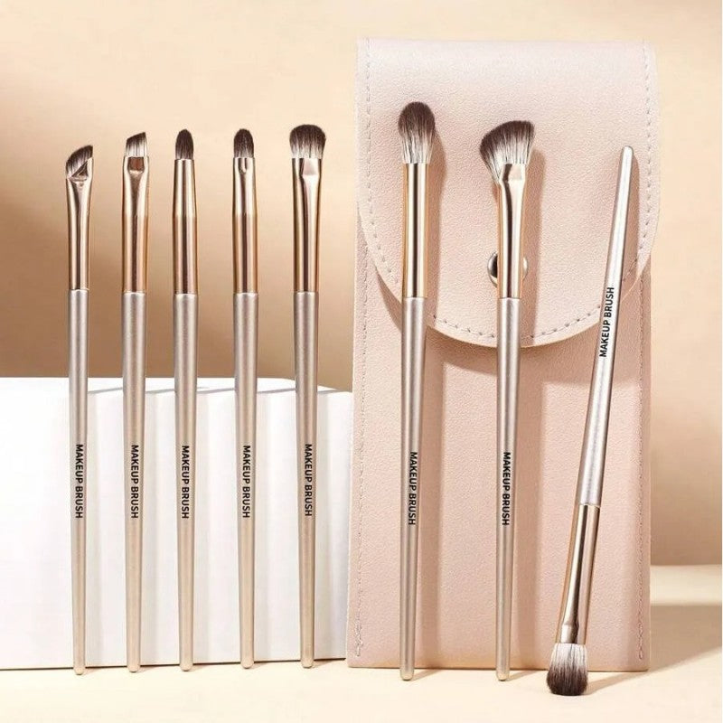 Gecomo Eye Makeup Brush Set 8pcs