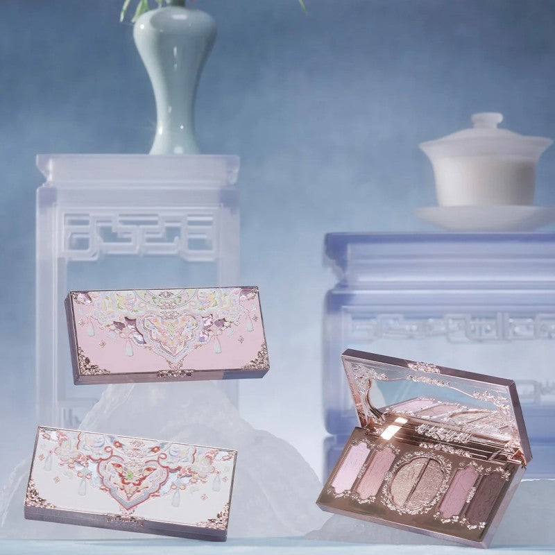 Flower Knows花知晓蝴蝶云肩六色眼影盘#01炼瓦赤陶