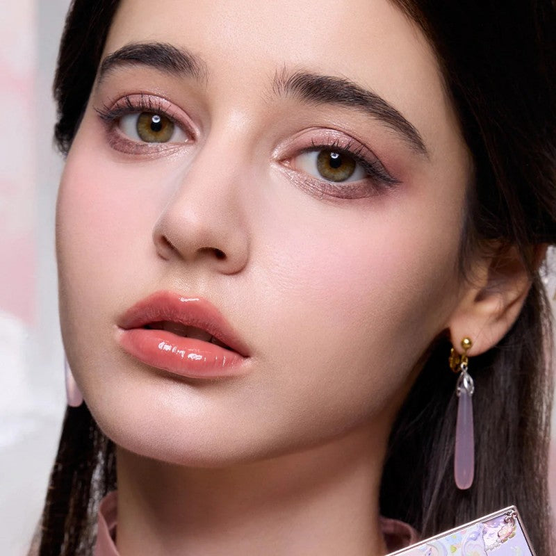 Flower Knows Butterfly Cloud Collar Embossed Six-Color Makeup Palette #03 Incense Purple Haze