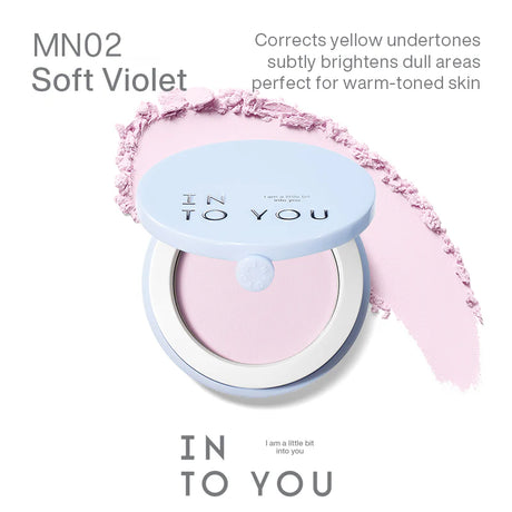INTO YOU Mini Pressed Powder #MN02 Soft Violet 3.5g