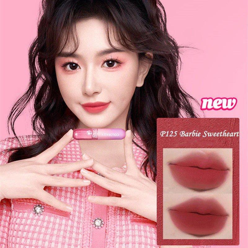 Colorkey ELLE Barbie Series Velvet Mousse Matte Lip Mud #P125 Barbie Sweetheart
