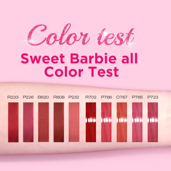 Colorkey ELLE Barbie Airy Mirror Lip Glaze #P765 Pink Crystal