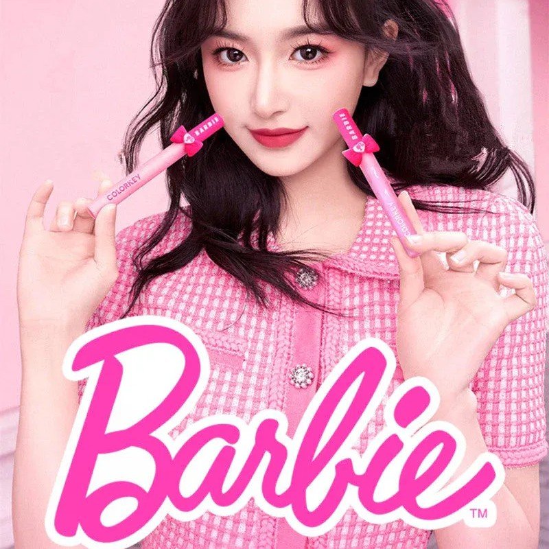 Colorkey ELLE Barbie Airy Mirror Lip Glaze #P765 Pink Crystal