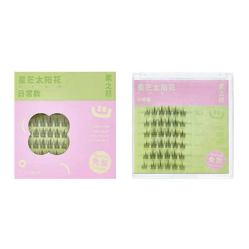 Motonozen Glue-free False Eyelashes Sunflower 9-11mm