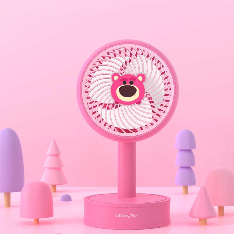 Joy.C Disney Song Song Desktop Fan Strawberry Bear