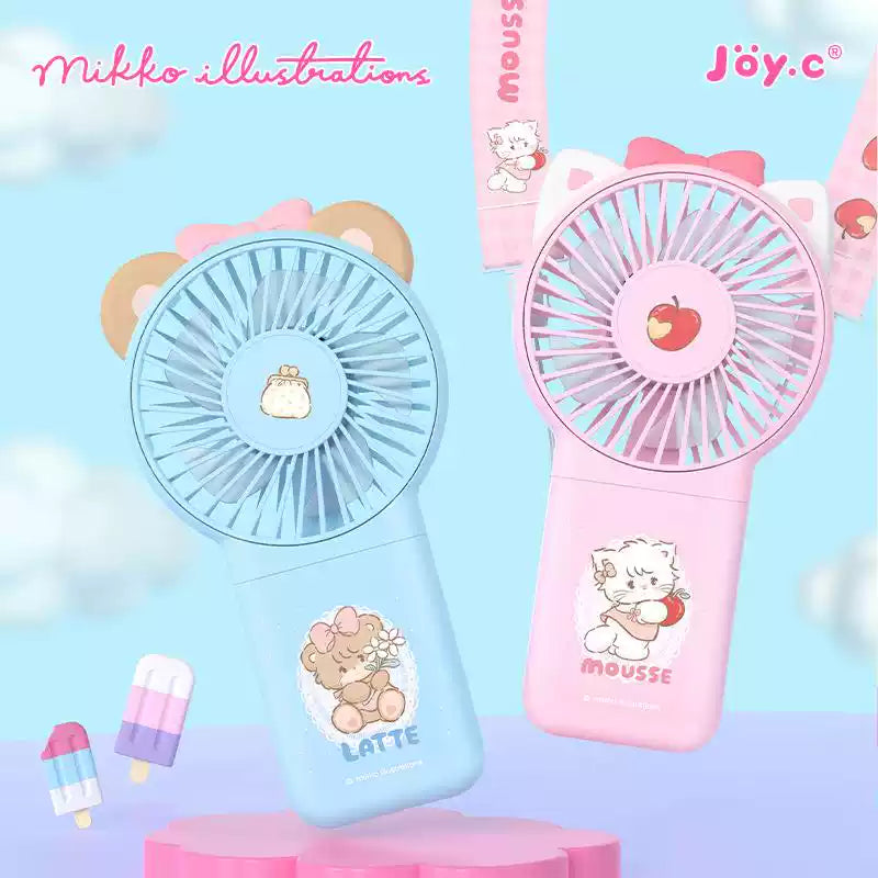 Joy.C Mikko Series Portable Mini Handheld Fan Pink