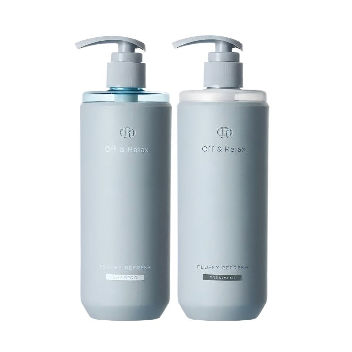 Off&Relax Fluffy Refresh Shampoo + Refiil + Treatment 460ml + 400ml + 460ml