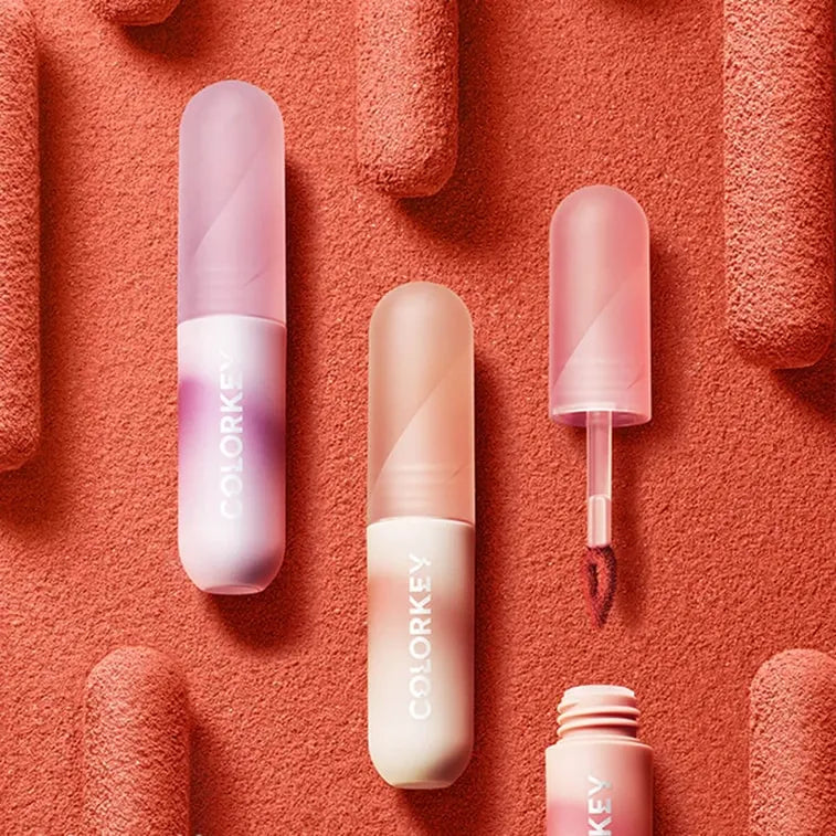 Colorkey Velvety Mousse Fluffy Lip Mud #O105 Tea Apricot