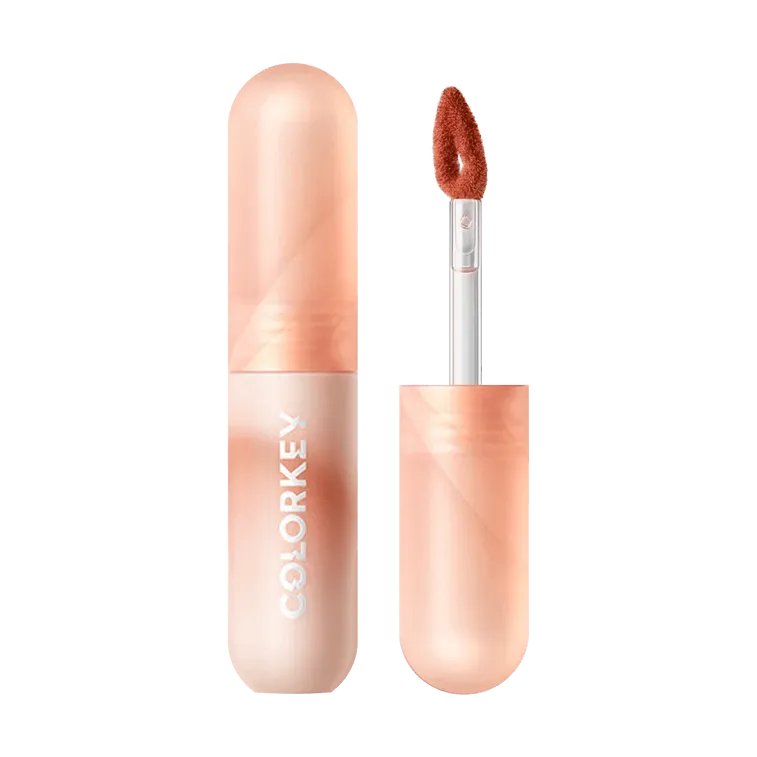 Colorkey Velvety Mousse Fluffy Lip Mud #O105 Tea Apricot