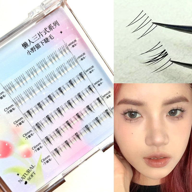 Meng Jie Shang PinNatural Lower Eyelashes Wild Little Cats