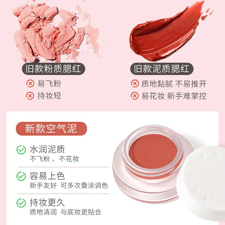 Forever Key Mousse Cheek Blush Cream #04 Rejuvenating Coral