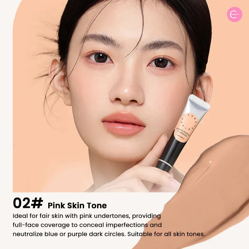 ForeverKkey遮瑕膏细腻提亮#02粉肤色