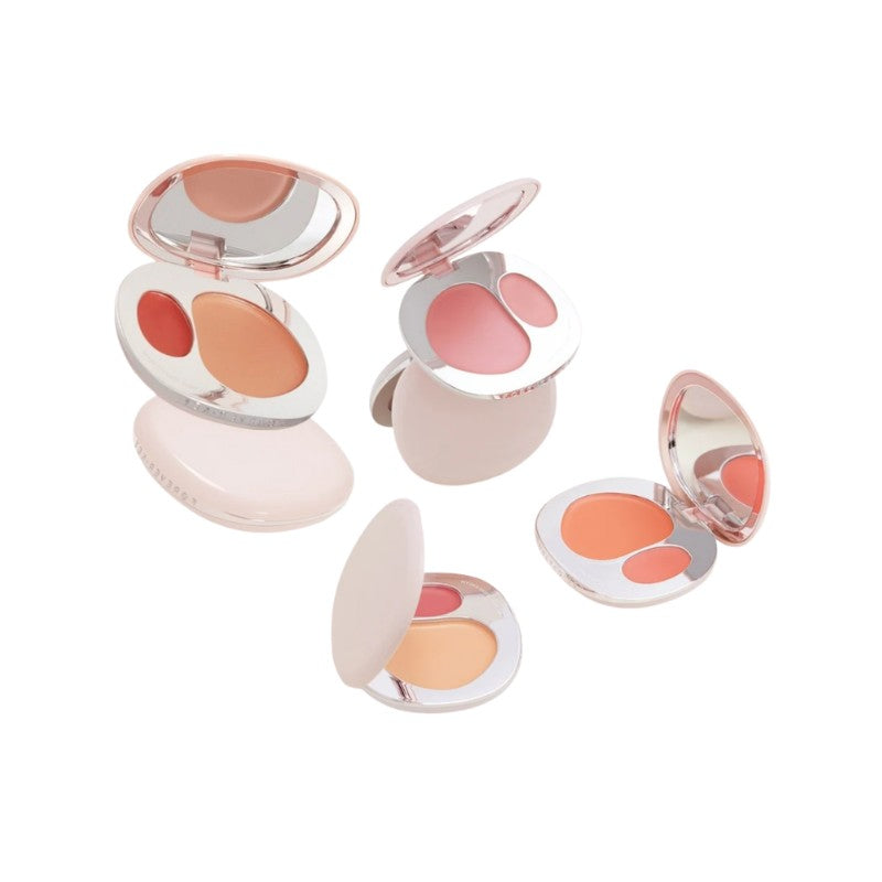 Forever Key Two Tone Blush Cream #N03 Peach Pink 5.5g+1.5g