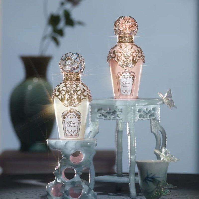 Flower Knows Butterfly Cloud Collar Perfume Snowy Gardenia Fresh Sweet Florals