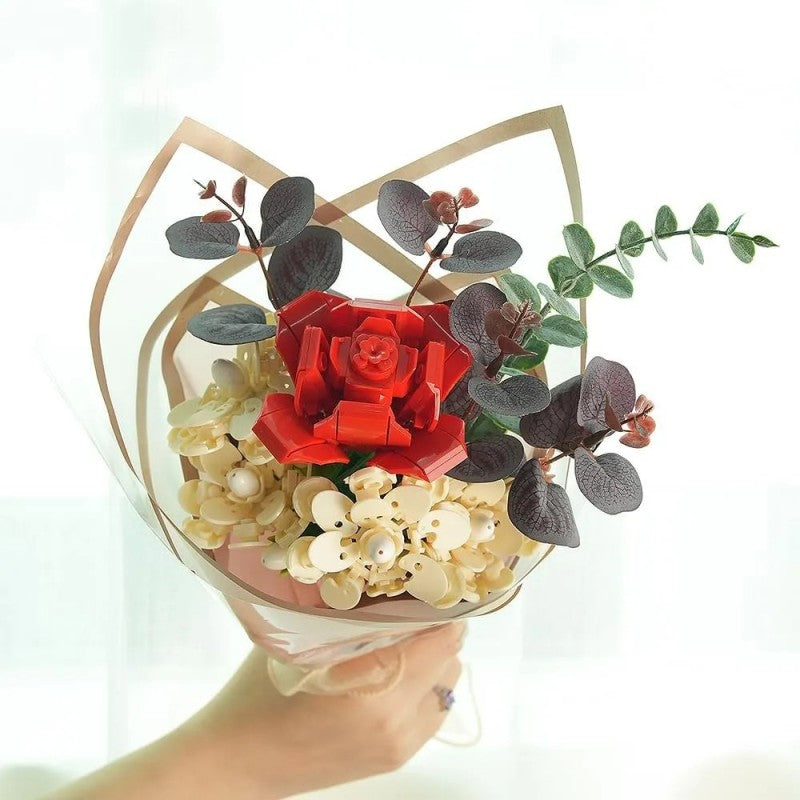 Jaki Flower Bouquet Building Set Jasmine Rose JK2686